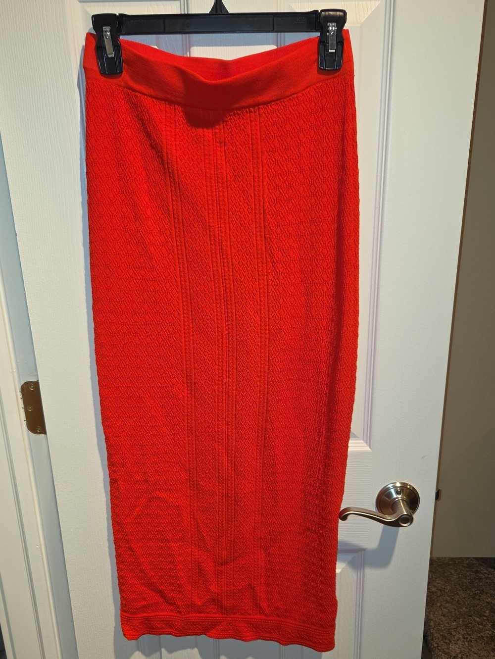 House of Harlow 1960 Red Knit Maxi Skirt